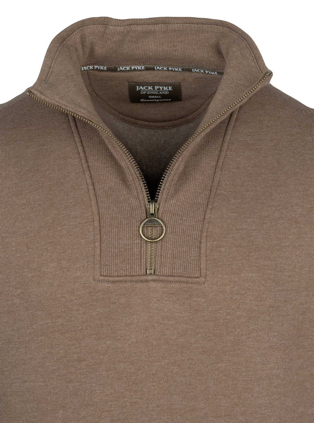 Sweater Halve Rits Gerst