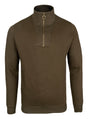Sweater Halve Rits Donkerolijf