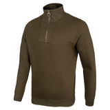 Sweater Halve Rits Donkerolijf