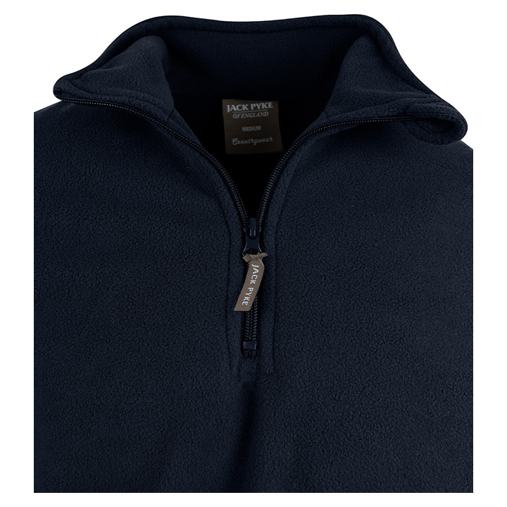Country Fleecetrui Marineblauw