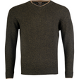 Ashcombe Trui V-Hals 100% Lamswol Donkerolijf