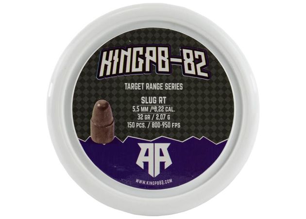 Slugs KingPB-82 5.5 mm Target Range RT 32 grain (.218)