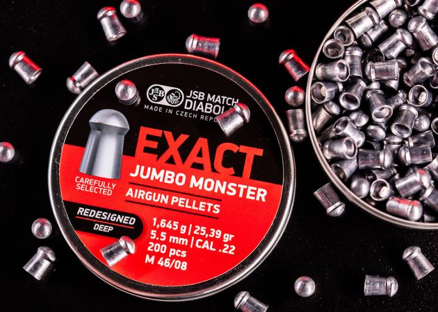 Luchtdrukkogeltjes JSB Jumbo Exact Monster Redesigned Deep 5.52 mm 25.39 grain (2)