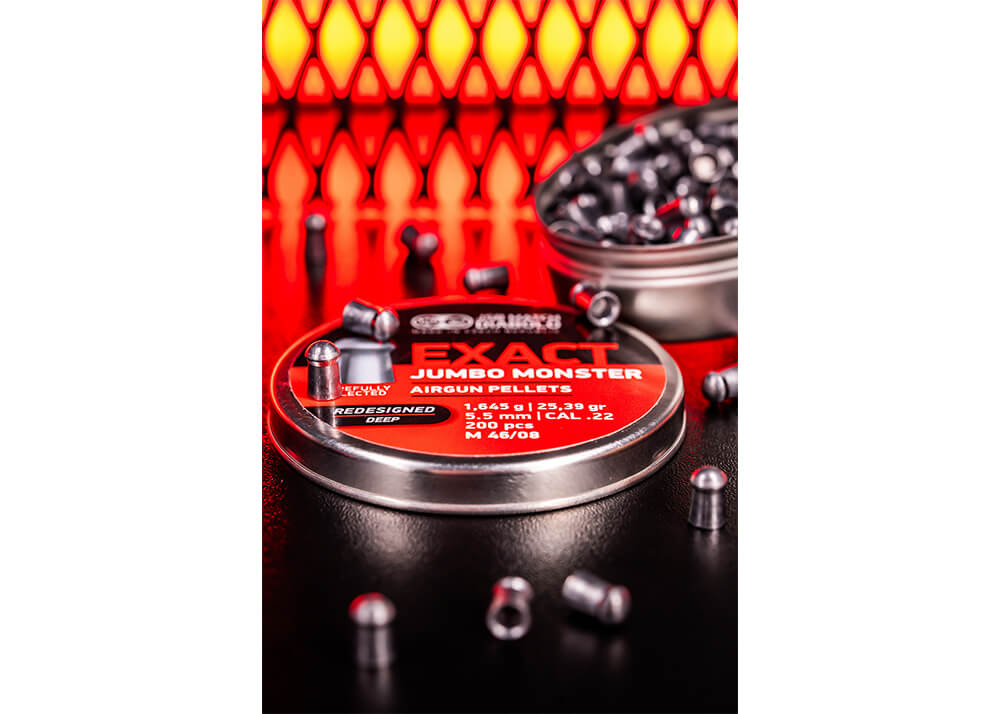 Air rifle pellets JSB Jumbo Exact Monster Redesigned Shallow 5.52 mm 25.39 grain