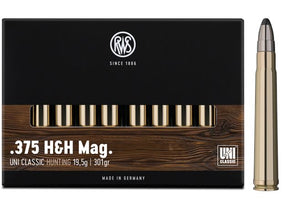 Kogelpatronen RWS .375 H&H Mag UNI Classic 301 grain