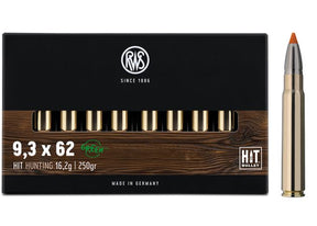 Kogelpatronen RWS 9.3x62 mm HIT 250 grain