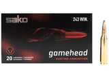 Kogelpatronen Sako Gamehead .243 Win SP 100 grain