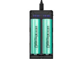 Batterij DNT 18650 2-Pack incl. Oplader
