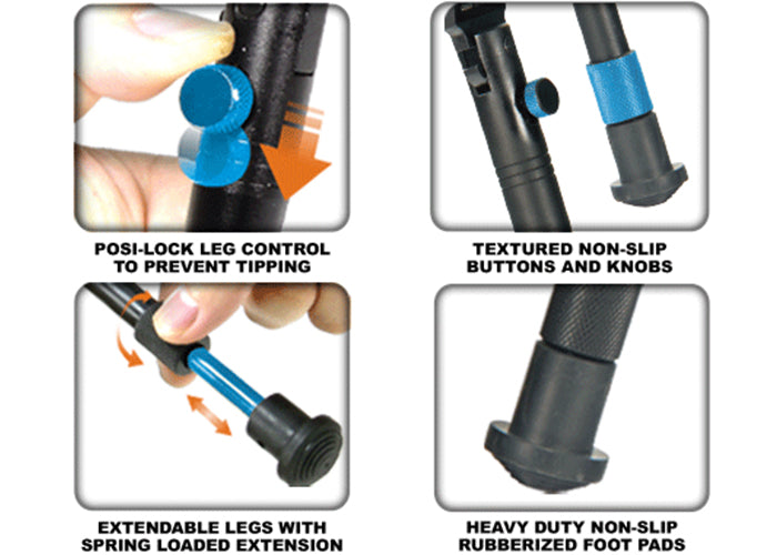 Bipod UTG Reinforced Clamp-on New Gen