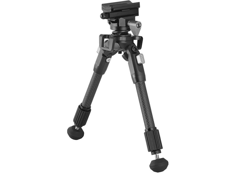 Bipod Vanguard Equalizer Pivoting 1QS - Carbon