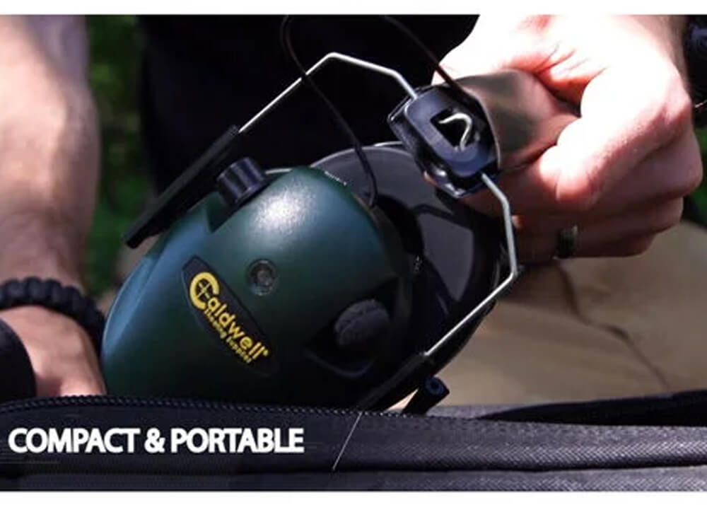Hearing Protector Caldwell E-Max Low-Profile Electronic Green