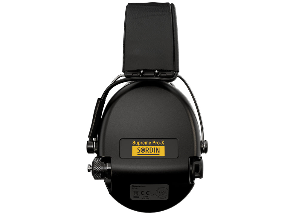 Hearing Protector Sordin Supreme Pro X Leather Black