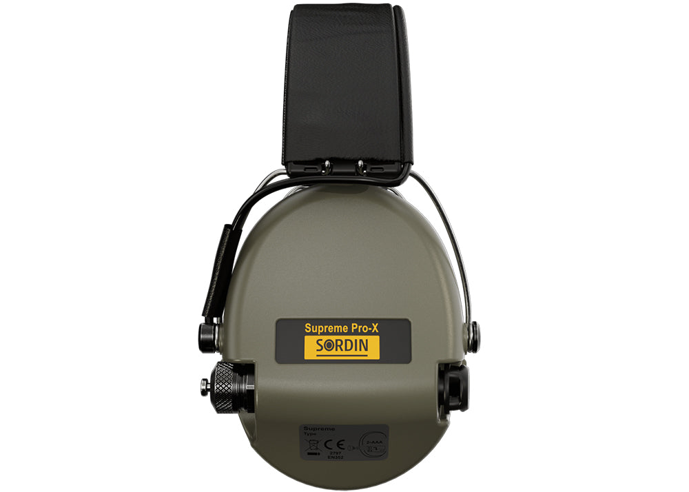 Hearing Protection Sordin Supreme Pro X Leather Green