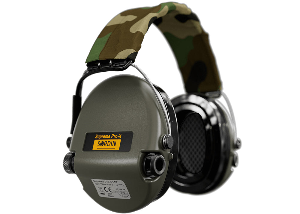Ear Defender Sordin Supreme Pro X LED Textile