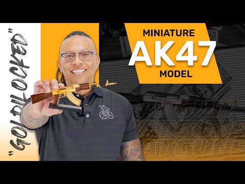 Miniatuur Goatguns Mini AK47 Gold (2)