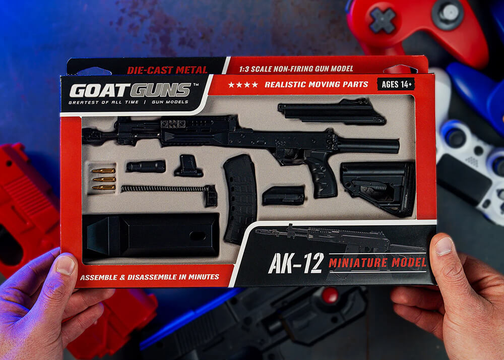 Miniature Goatguns AK12 Black
