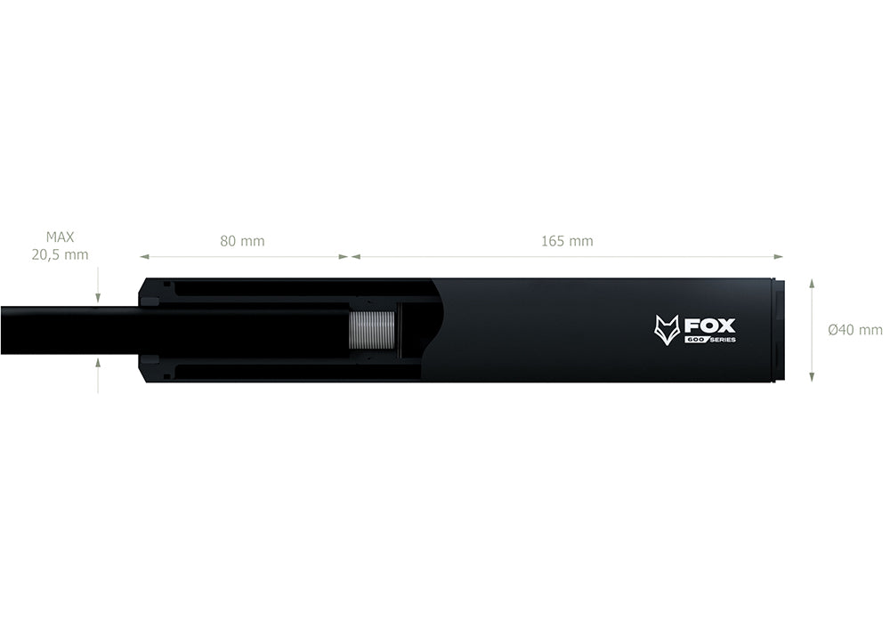 Sound Moderator FOX Silencer 600 Over Barrel