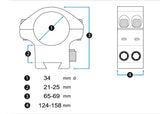Montage Eagle Vision Infinity Elevation Adjustable 34 mm Picatinny IPS-34 (2)