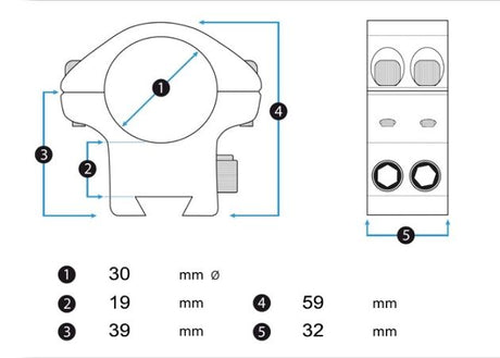 Montage Spuhr SR 30 mm Medium Picatinny (2)