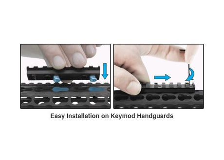 Montagerail UTG KeyMod 4-slot Black (3)