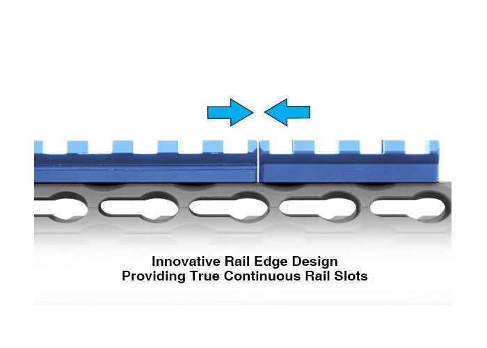 Mounting Rail UTG KeyMod 8-slot Black