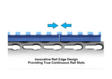 Mounting Rail UTG KeyMod 8-slot Black