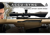 UTG Accu-Sync 34mm High 50mm Offset Weaver/Picatinny Mount