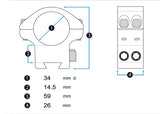 Montage Wheeler 34 mm High Picatinny (3)