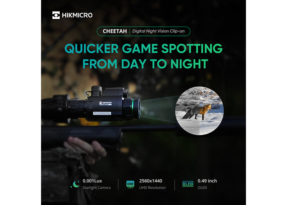 HikMicro Cheetah LRF Clip-On 940 nm IR Night Vision Scope