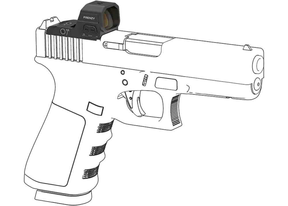 Vector Optics Frenzy 1x16x21 for Glock MOS Red Dot