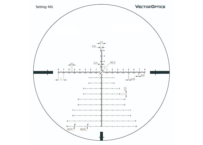 Vector Optics Continental 5-30x56 VCT-34FFP Tactical MIL Riflescope