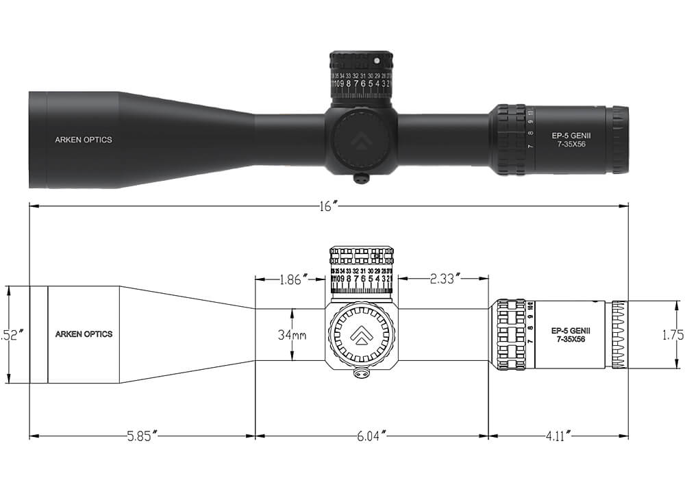 Arken EP-5 GenII 7-35x56 Riflescope