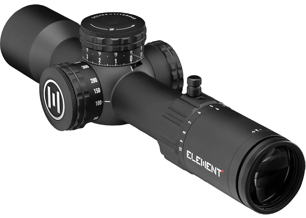 Element Optics Theos 2-10x42 MPR-1D MRAD Riflescope - Black