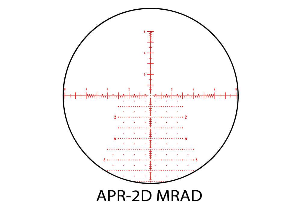 Element Optics Theos 6-36x56 APR-2D MRAD Riflescope - Black