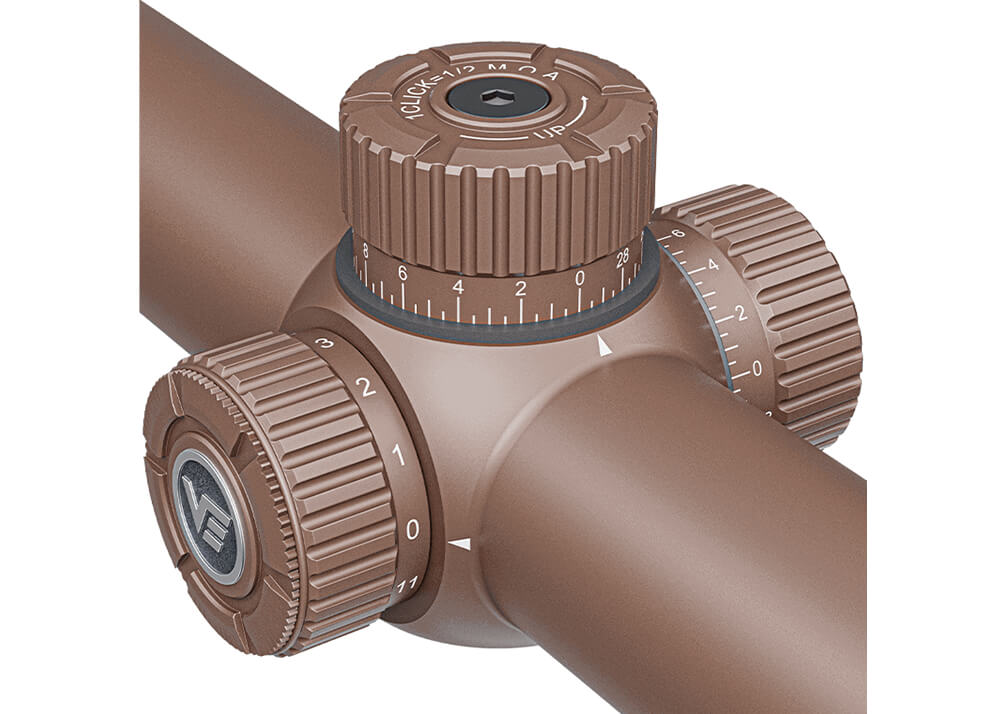 Vector Optics Forester 1-8x24 VFD-3 Riflescope - Coyote FDE