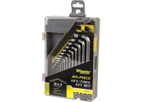 Schroevendraaierset Wheeler Professional Gunsmith Hex/Torx Metric/Inch 45-delig (2)