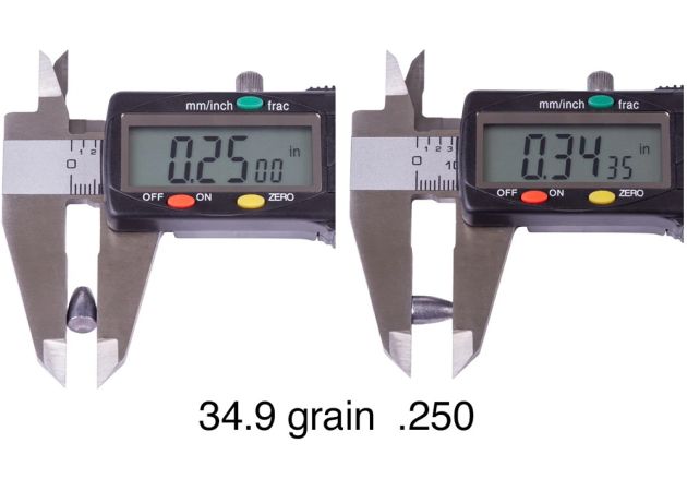 Slugs Nielsen 6.35 mm HPDB 34.9 grain (.250) (3)
